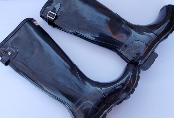 Hunter Boots Black sz US 6 - Picture 2 of 10
